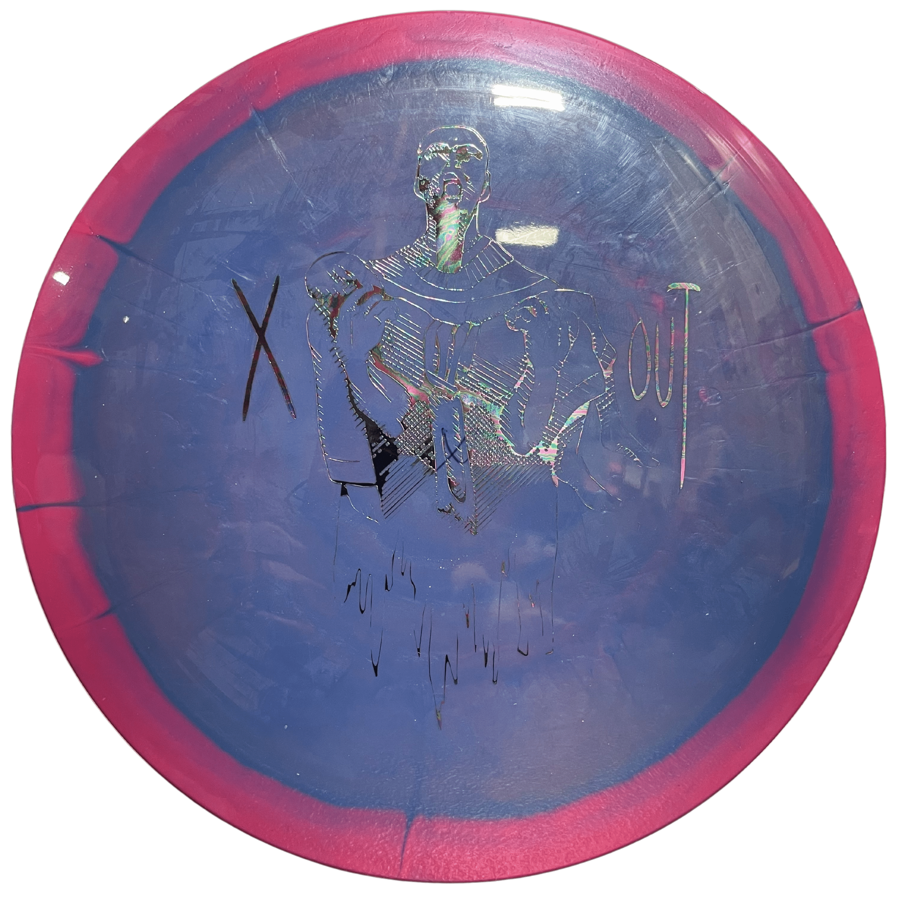 Pharaoh Halo G Blend X Out disc golf disc